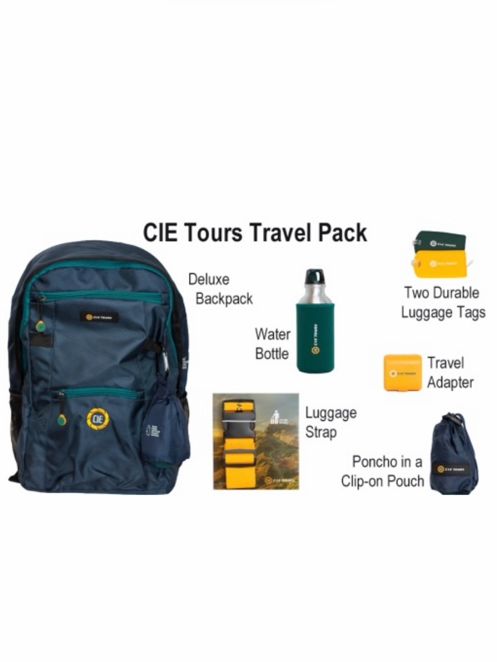 BRAND NEW CIE Tours Deluxe Travel Backpack